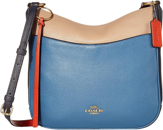 COACH Color Block Chaise Crossbody B4/Lake Multi One Size Handbags