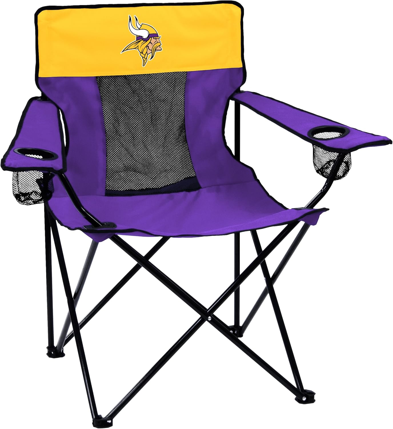 Logo Brands Officially Licensed NFL Minnesota Vikings Unisex Elite Chair, One Size, Team Color