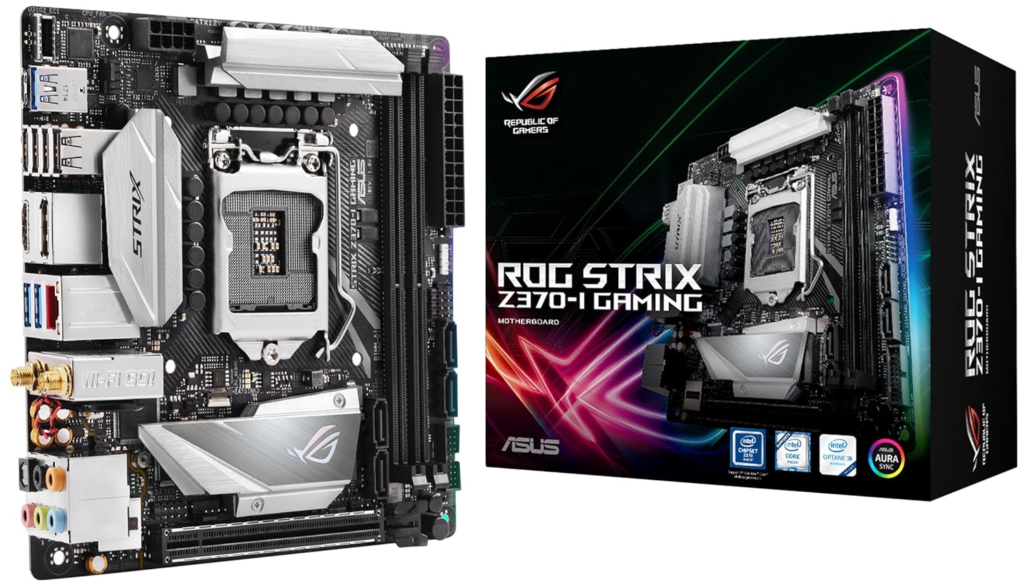 Buy Asus Rog Strix Z370 I Gaming Motherboard With Onboard 802 11ac Wi Fi Gigabit Lan And Usb 3 1 For 8th Generation Intel Core Processors Online At Low Prices In India Asus Reviews Ratings Amazon In