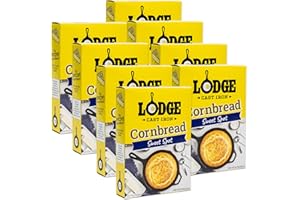 Lodge Cast Iron Skillet Cornbread - Pair with Cast Iron Skillet, Wedge Pan, Cornstick Pan or Muffin Pan, Quality Ingredients (8 Pack) - Sweet Spot