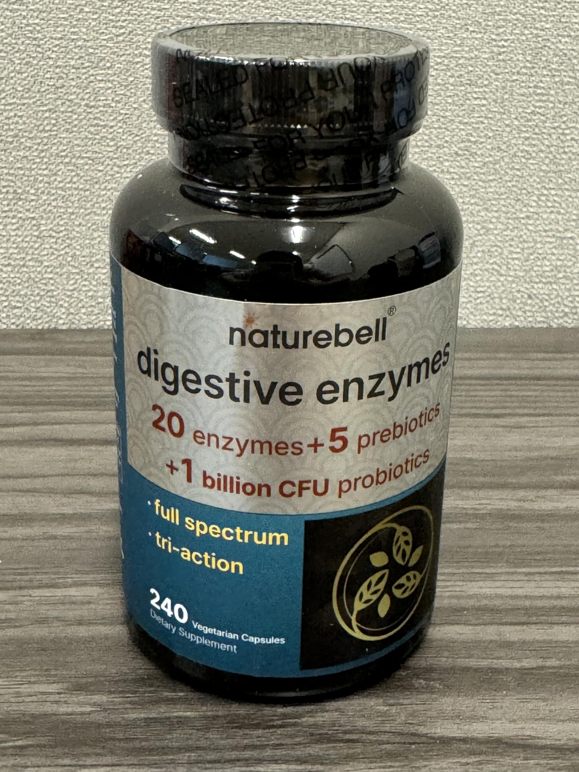 NatureBell Digestive Enzymes with Probiotics and Prebiotics, 240 Veggie Capsules | Gut & Digestive Health Support – 20 Enzyme & 5 Prebiotic Pancreatic Enzyme Complex | Non-GMO, Vegan Friendly