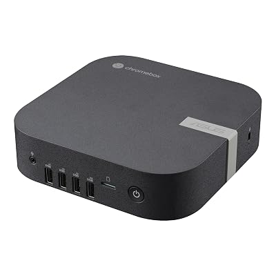 ASUS Chromebox 5a with Intel® Celeron® 7305 Processor, 4GB DDR4 RAM, 128GB M.2 PCIe G4x4 NVMe SSD, Quad-Display, Wi-Fi 6E & Bluetooth, Gb LAN, USB-C, Chrome OS, VESA Mount