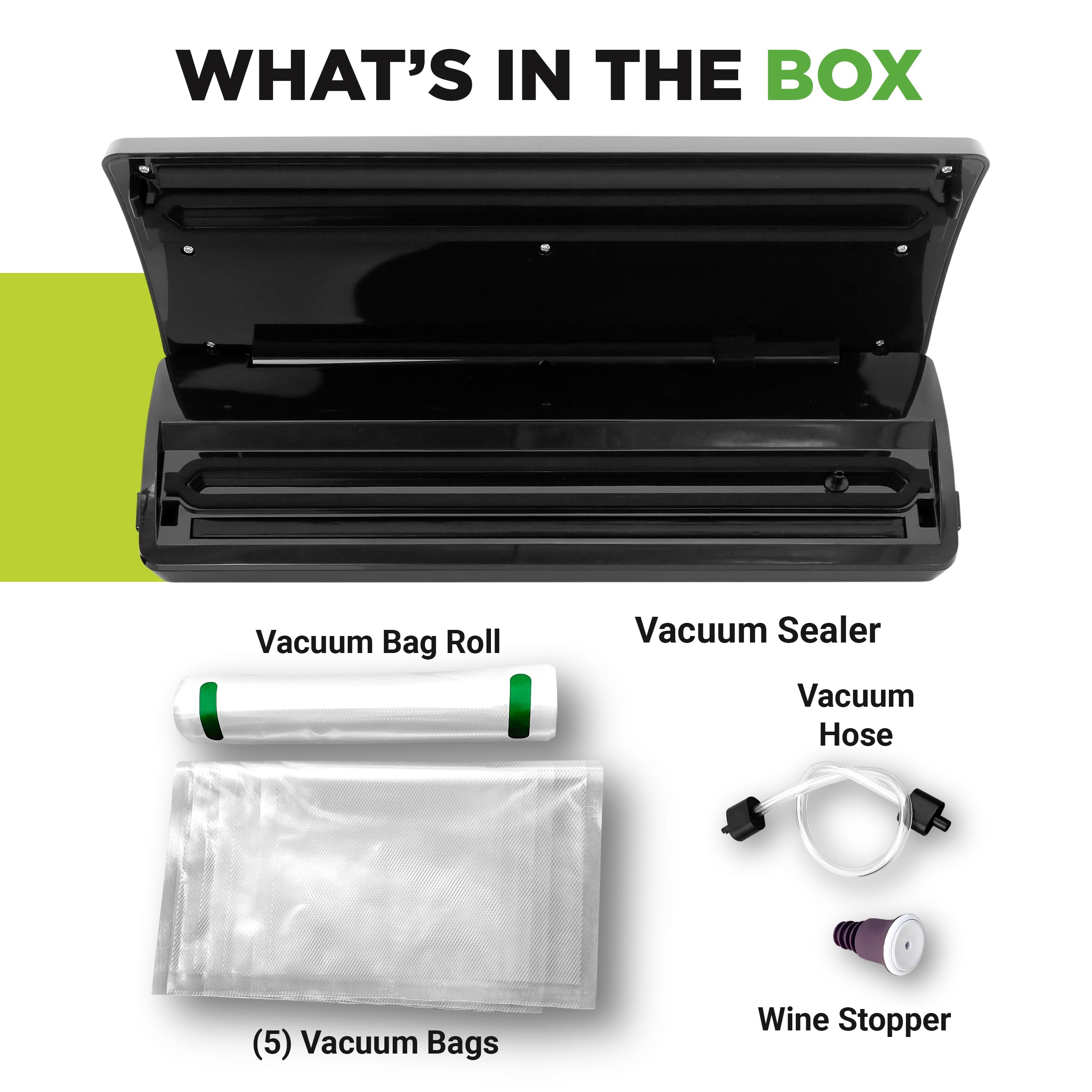 NutriChef Vacuum Sealer Automatic Vacuum Air Sealing System For Food