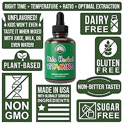 Kids Vitamins From Herbs. Liquid Kids Herbal