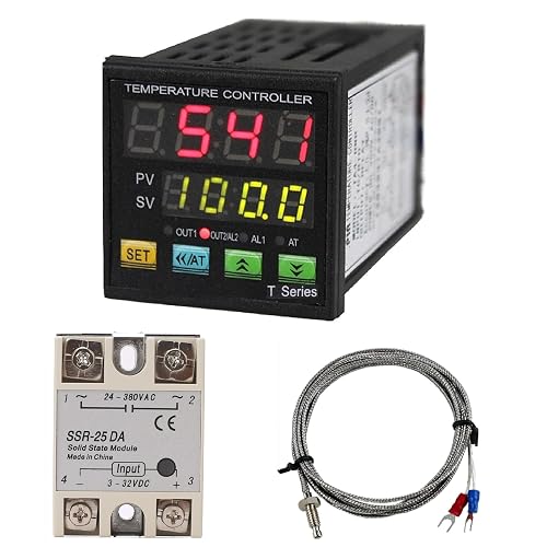 PID Temperature Controller Industrial Automation Control Meter ...