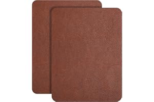 JDLUGH Sofa Leather Repair Patch Tape, 8.2x11 Inch2PCS Self Adhesive Couch, Car Seat, Office Chair, Leather Furniture, Vinyl Repair Patch Kit for Furniture (Brown2.0)