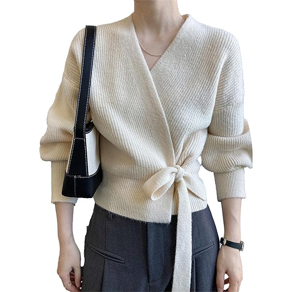 トップス Tied Long Wrap Wool Cardigan Sweater M Tie Wrap Sweater | Talbots