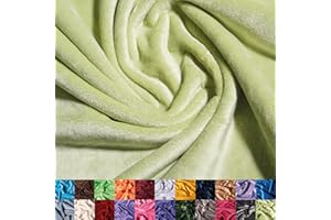 Ice Fabrics Solid Minky Fabric by The Yard - Soft, Smooth and Luxury 58/60" Extra Wide Aqua Minky Fabric for Blankets, Apparel, Baby Accessories, Throws, Pillows & More - Sage - 1 Yard