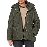 Quilted Jacket with Faux Fur Lining, Olive, S