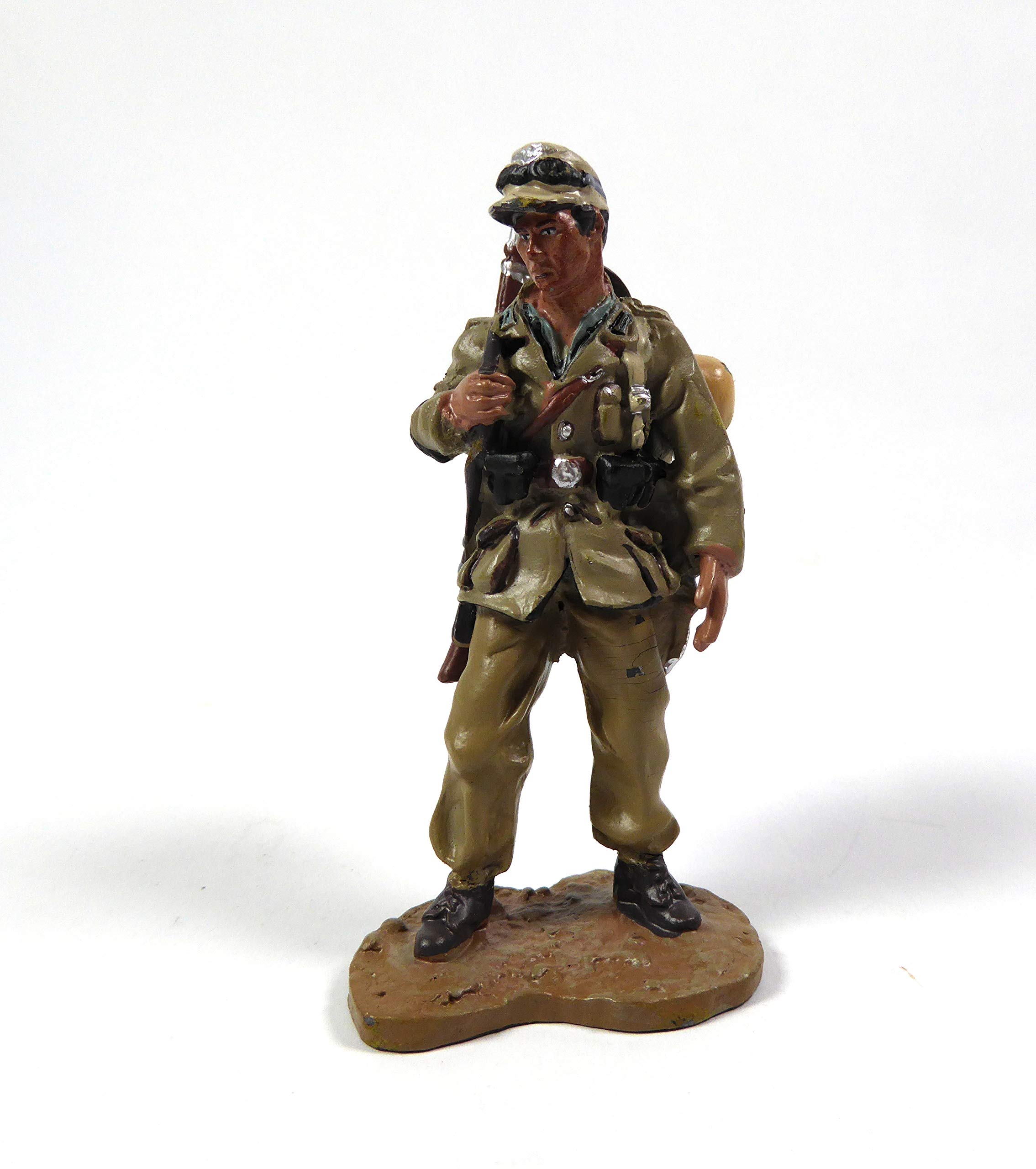 OPO 10 - Afrika Korps soldier figure 1/32 60mm WW2 Collection Del Prado (S2)
