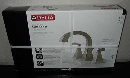 Delta Olmsted Stainless 2 Handle Widespread Watersense Labeled