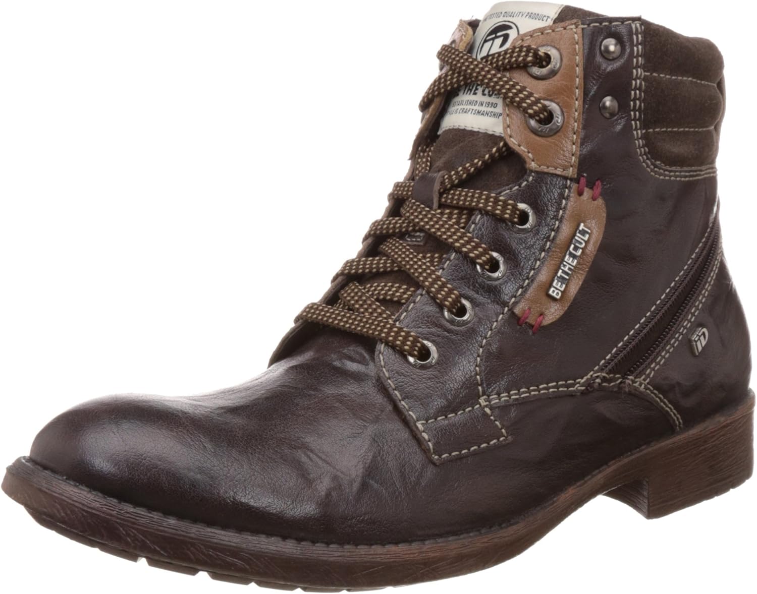 ID Men's Leather Boots 12 Brown Boots