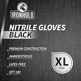 JFA Medical Heavy Duty 5.5G Nitrile Gloves Black XL Box of 100 view 6