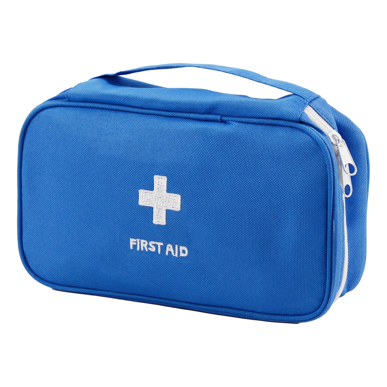 Photo 1 of TOPASION Portable Empty First Aid Kit Bag, Travel Medicine Pouch, Small Medical Bag (Blue)