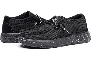 Felabo Kids Boys Slip-On Casual Loafers Canvas Walking Shoes Comfortable & Lightweight (Toddler/Little Kid/Big Kid)