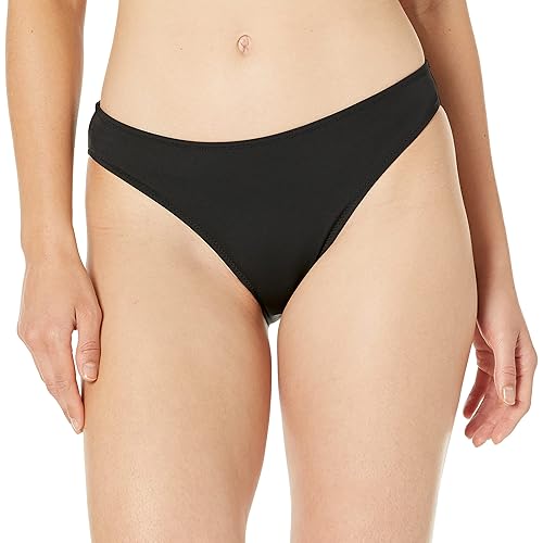 Amazon Essentials Women's Classic Bikini Swimsuit Bottom (Available in Plus Size) - Discontinued Colors, Washed Black, 6X