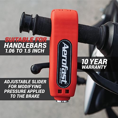 Throttle Motorcycle Locks Anti Theft Handlebar Lock by Loadfast