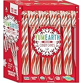 YumEarth Organic Candy Canes - Individually Wrapped Full Size Peppermint Candy Canes - Allergy Friendly, Non GMO, Gluten Free