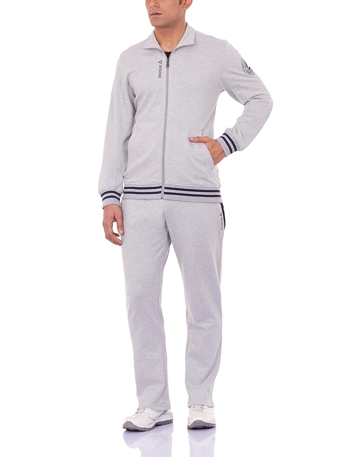 grey reebok tracksuit