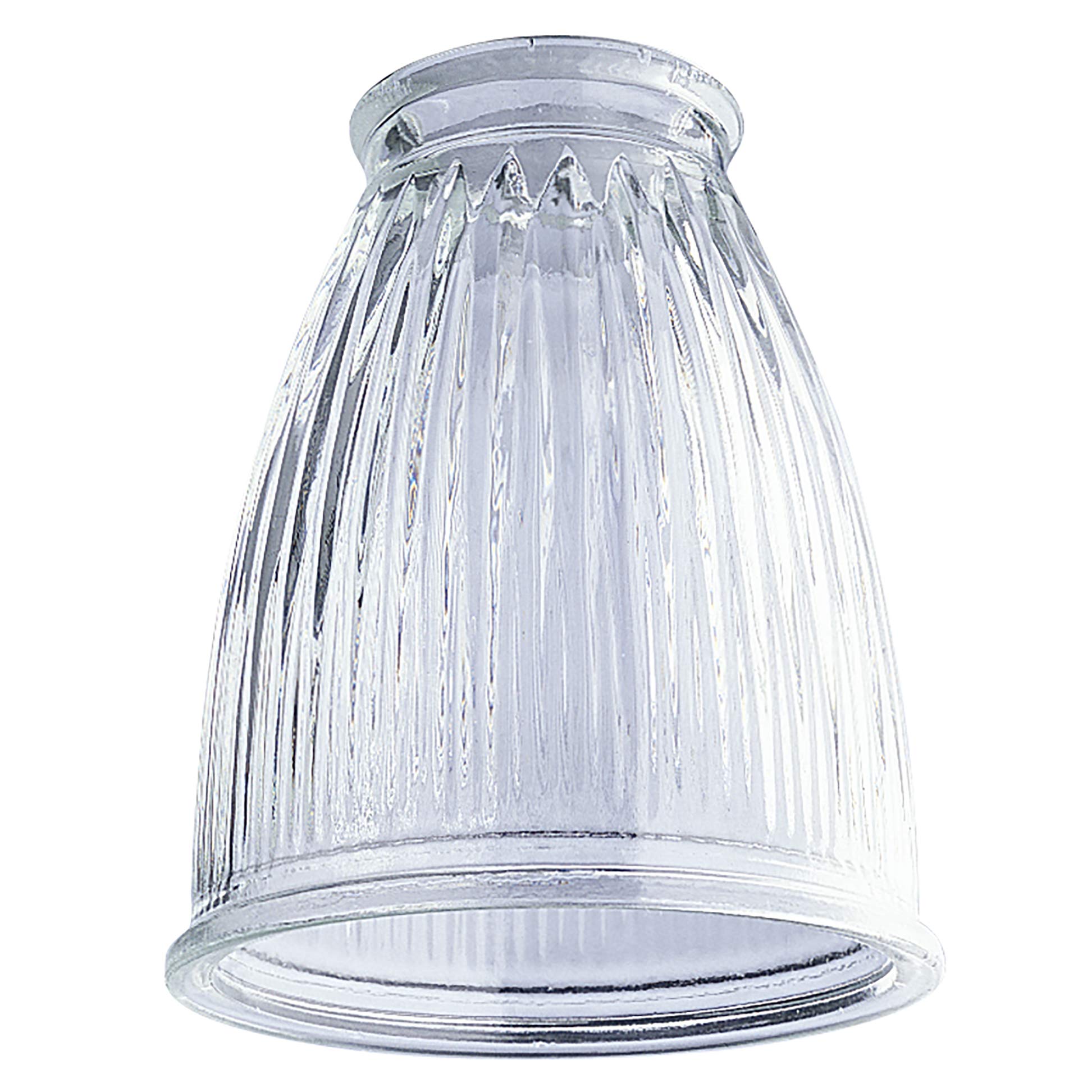 81479 Crystal Clear Pleated Glass Shade