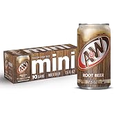 A&amp;W Root Beer Soda, 7.5 Oz Mini Cans, 10 Count
