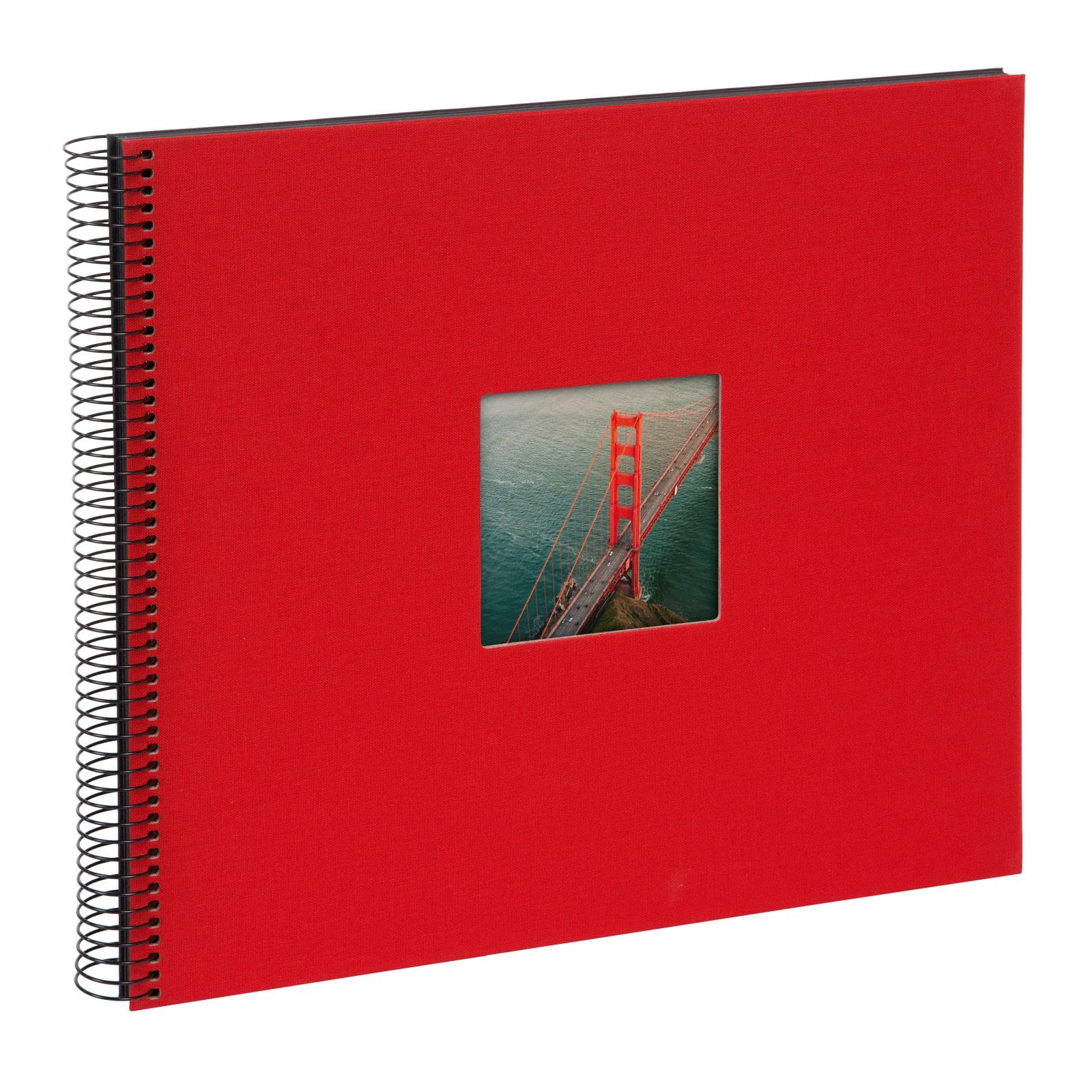 Goldbuch Bella Vista Red 34x30 40 Black S. Spiral Album 25984
