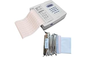 FUYATINA 5 Rolls Premium ECG Paper for BioNet ECG Cardiocare 2000 and Cardiotouch 3000, Cardio7, and Cardio7-S EKG Chart Paper 215 mm X 25 meter by LongTeco