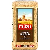 Duru Coarse Bulgur, 1000g, Wheat Berries, 100% Natural and Certificated, High Fiber and Protein, Non-GMO, Great for Vegan Recipes, Better than Rice