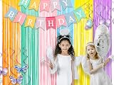 Rainbow Foil Fringe Curtain 2 Pack 3.28x8.2 ft Backdrop view 8