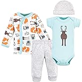 Hudson Baby Unisex Baby Preemie Layette Set 4-Piece