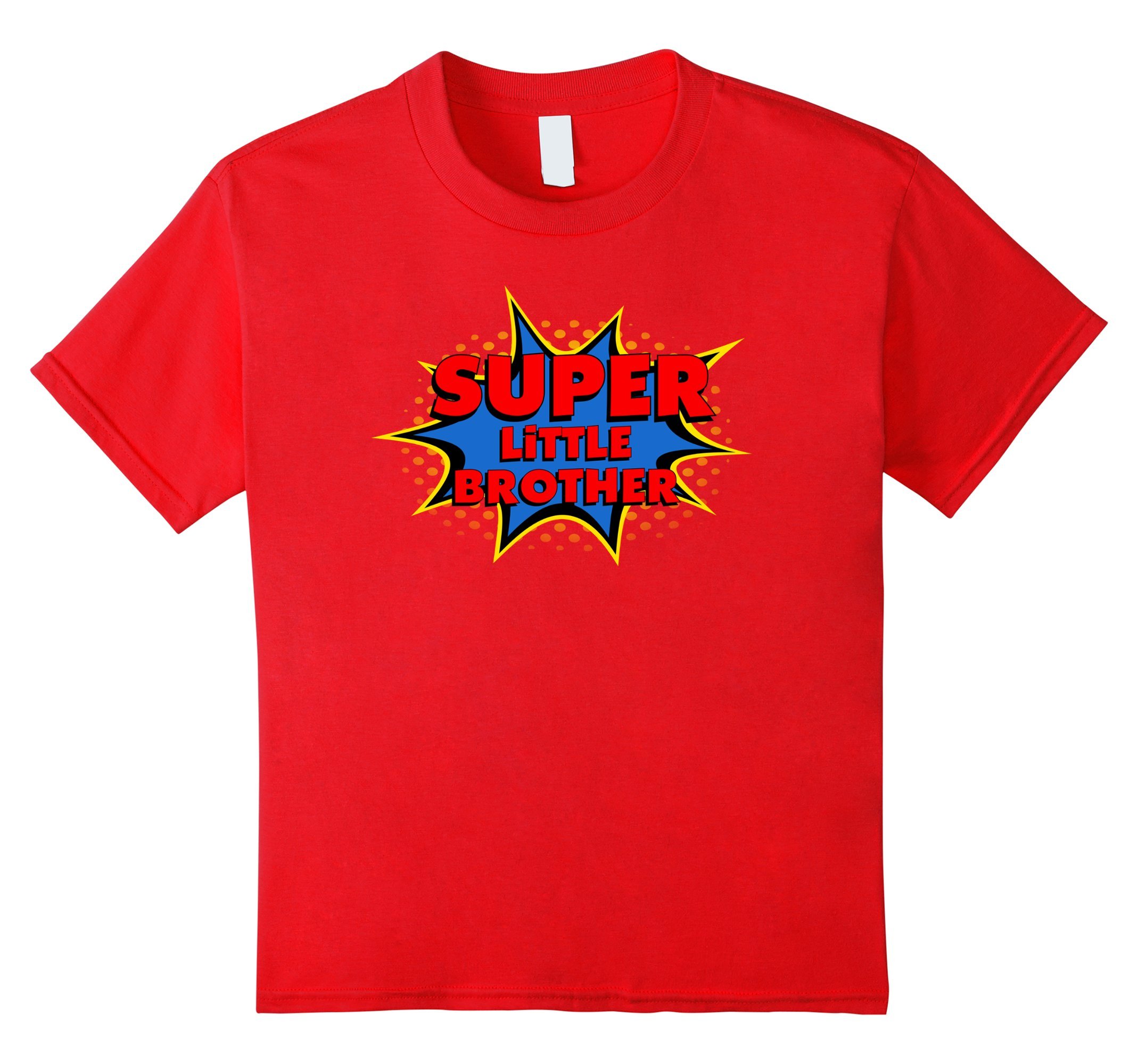  Super Little Brother - Superhero Logo Gift T-shirt For 