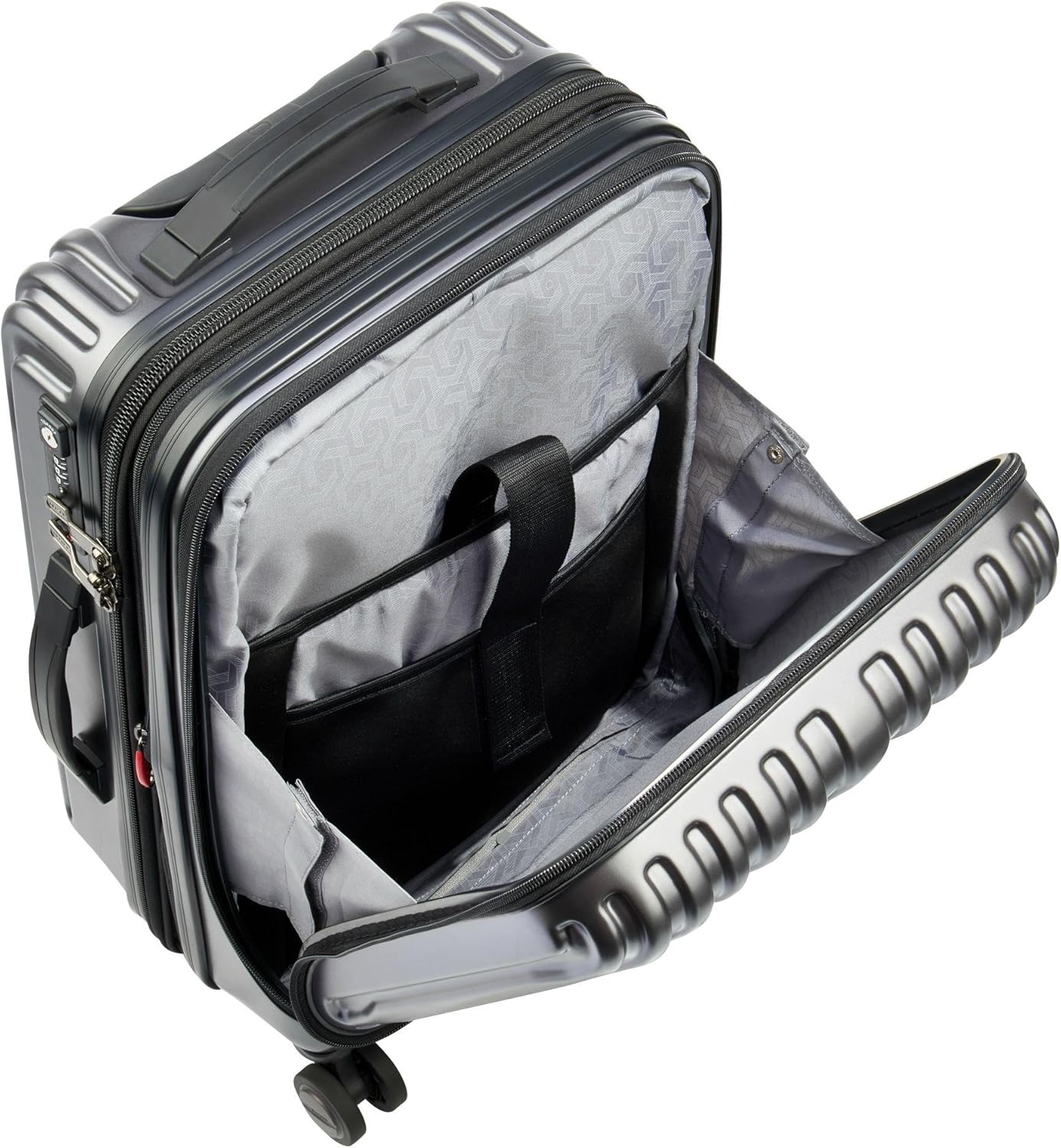 delsey chromium lite 21 carry on expandable spinner