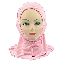 Cogongrass Girls Kids Muslim Hijab Islamic Scarf