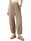 Xiaoxuemeng Womens Baggy Wide Leg Pants Casual