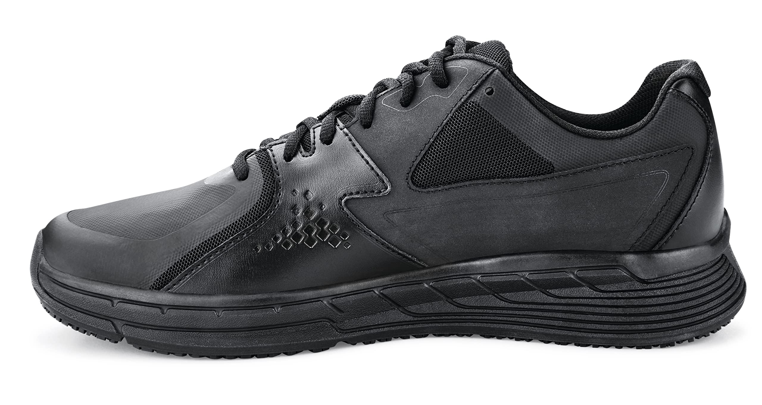 Shoes for Crews Condor, Work Shoes for Women with Non Slip Outsole, Breathable and Water Repellent Trainers for Women Black