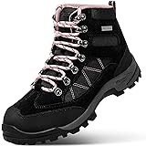 R CORD Womens Mid Waterproof Hiking Boots Outdoor