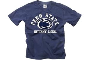 Wes and Willy NCAA Kids Short Sleeve Organic Cotton Tee Shirt