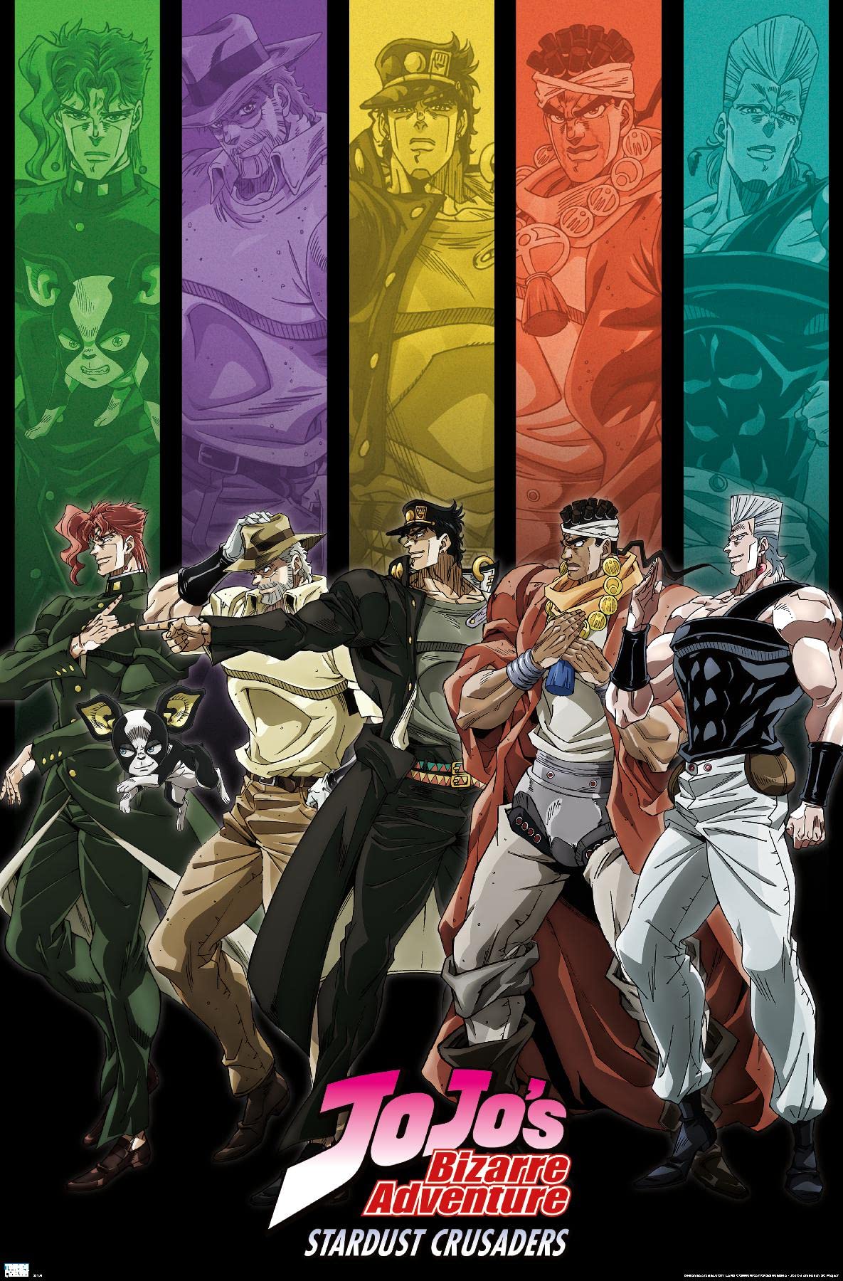 Trends International JoJo's Bizarre Adventure - Group Bars Wall