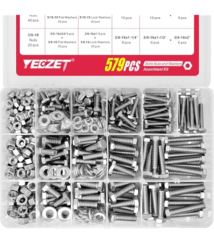 Hard-to-Find Fastener 3/8-16 Coarse Nylon Insert Lock Nuts – Zinc Plated Steel, 40-Piece, 9/16 Wrench Size