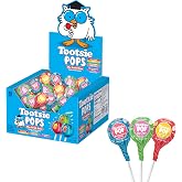 Tootsie Pops The Fruit Ones Assorted Fruit Lollipops, 48 Count | Fruity Tootsie Roll Center, Individually Wrapped Hard Candy, Peanut Free, Kosher, Gluten Free