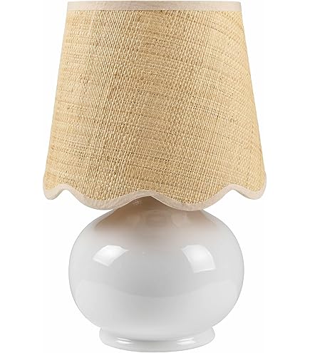 BoutiqueRugs Theisseil Boho Ceramic Bedside Table Lamp for