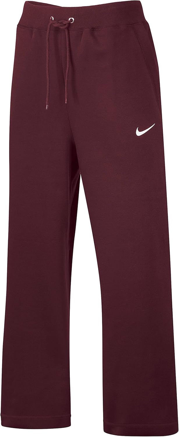 nike women's nsw open hem fleece pant varsity