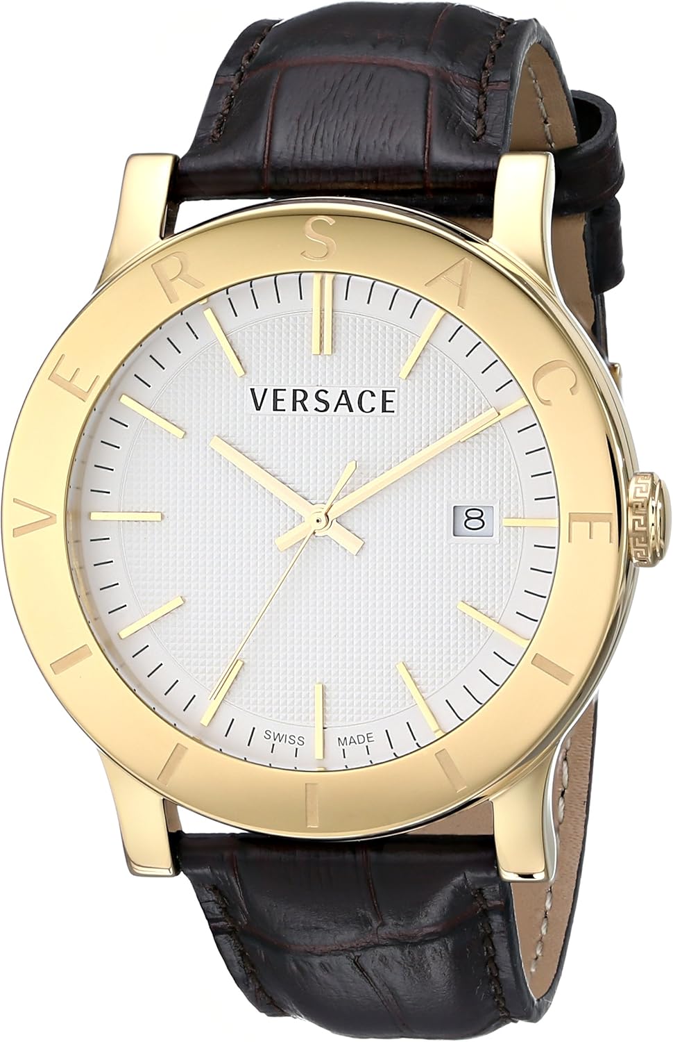 Versace Men's VQB030000 Acron Gold IonPlated Watch with