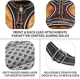Elite Paws Premium Metal Buckle Dog Harness Black Medium UK view 5