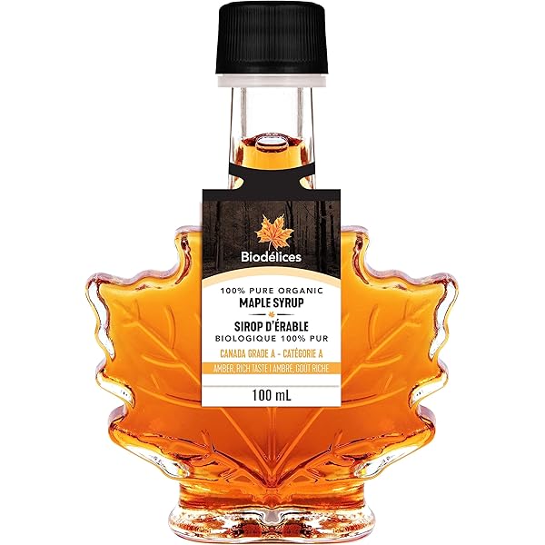 Sirop D'Érable Pur Buckwud Rowse - 250g - Produit Du Canada - Pour Cuisine Et Café Végétarien