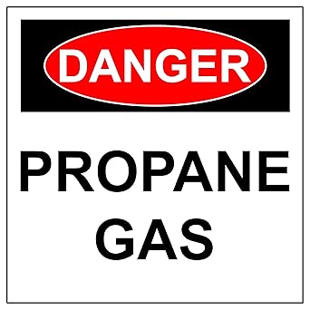 Banner Buzz Make It Visible Aluminum Safety Sign Danger Propane