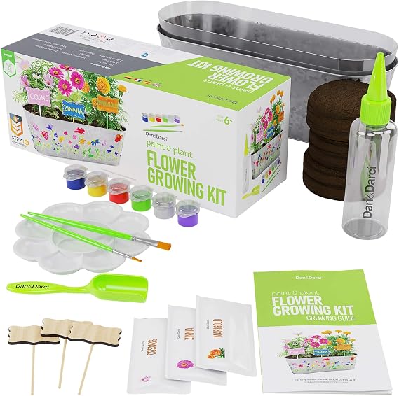 Kit de Cultivo de Flores Pinta y Planta - Cultiva Cosmos, Zinnia ...