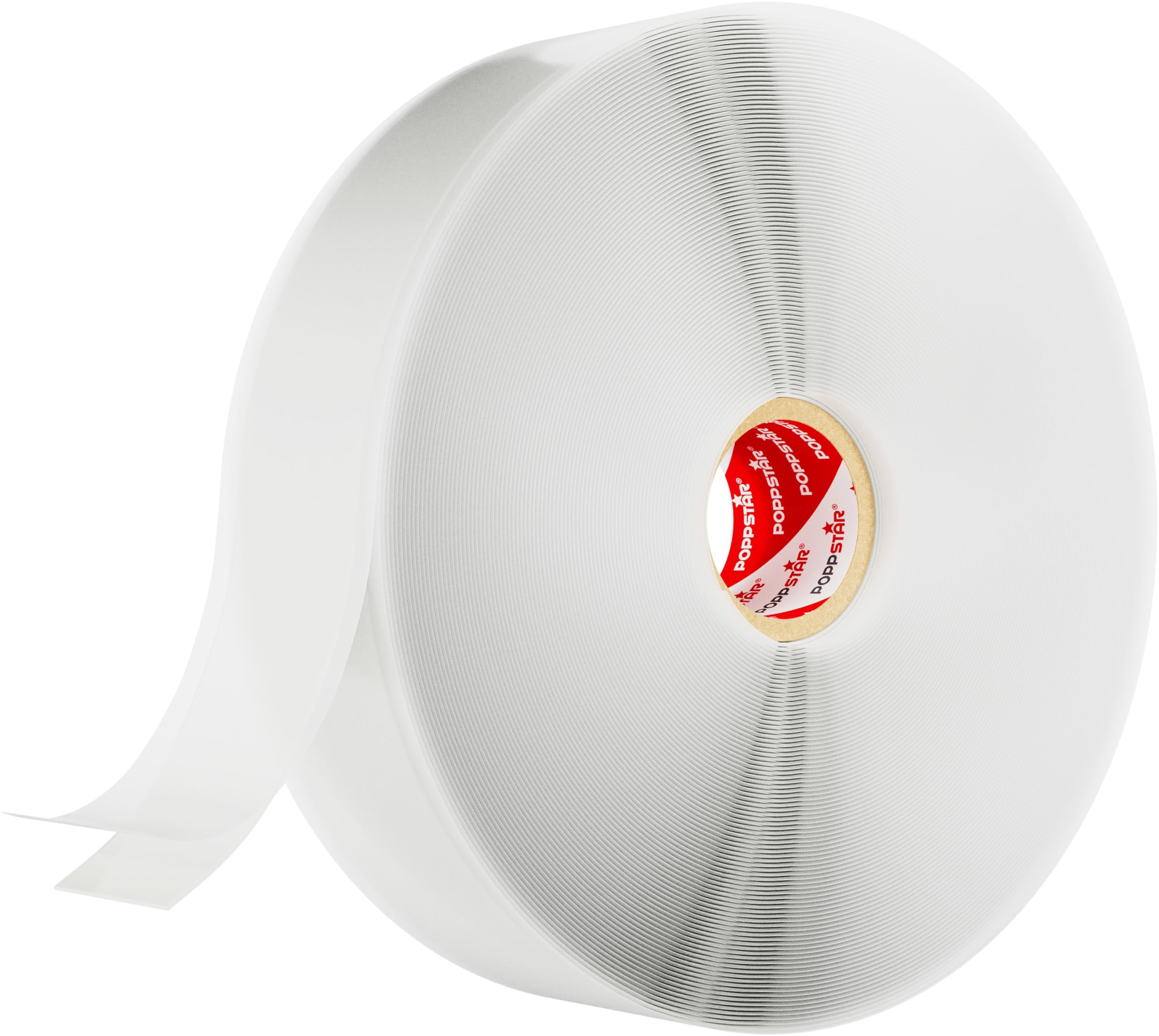 POPPSTAR Self-Fusing Silicone Band, Silicone Tape, 11m x 25mm, Sealing & Insulating Strip (water-tight, air-tight), transparent, 1 Roll