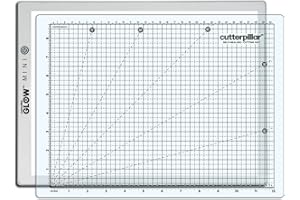 CutterPillar Glow Elite Mini LED Light Board, with Translucent, Self-Healing Cutting Mat