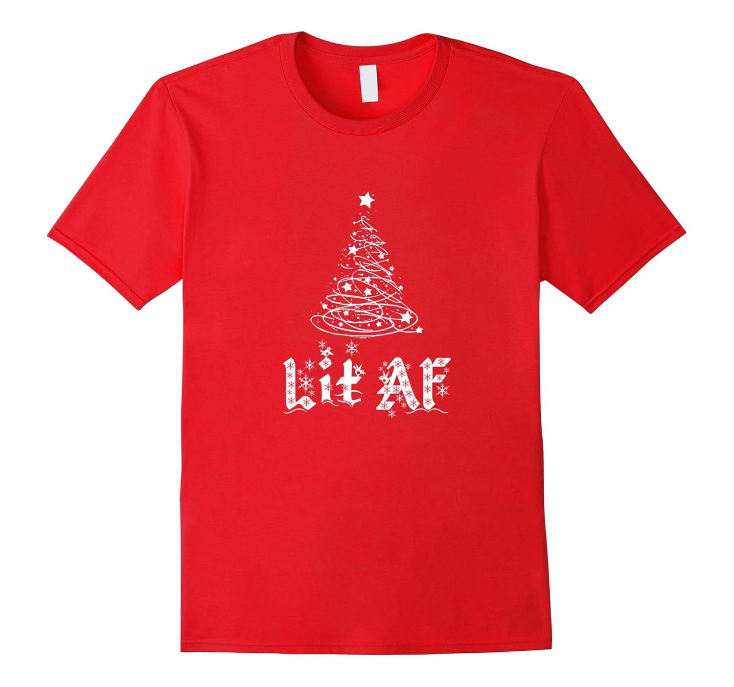 Lit AF Christmas Shirt-ANZ